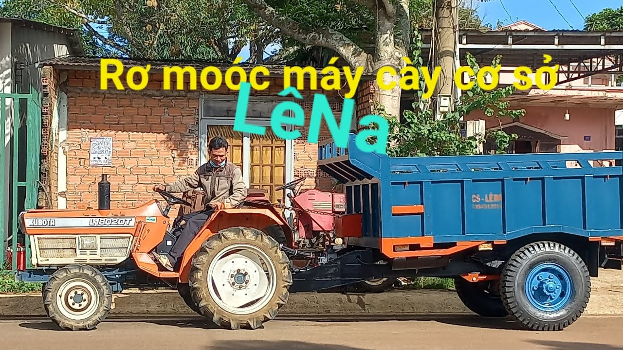 Đóng rơ moóc máy cày cơ sở LêNa ,khu 6 thị trấn dilinh lâm đồng .