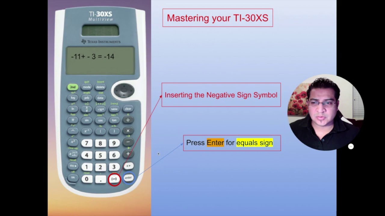 How to Use your TI 30XS  Calculator