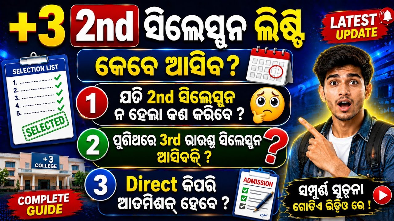 +3 2 nd round selection date release|+3 second selection after Slide Up proces 