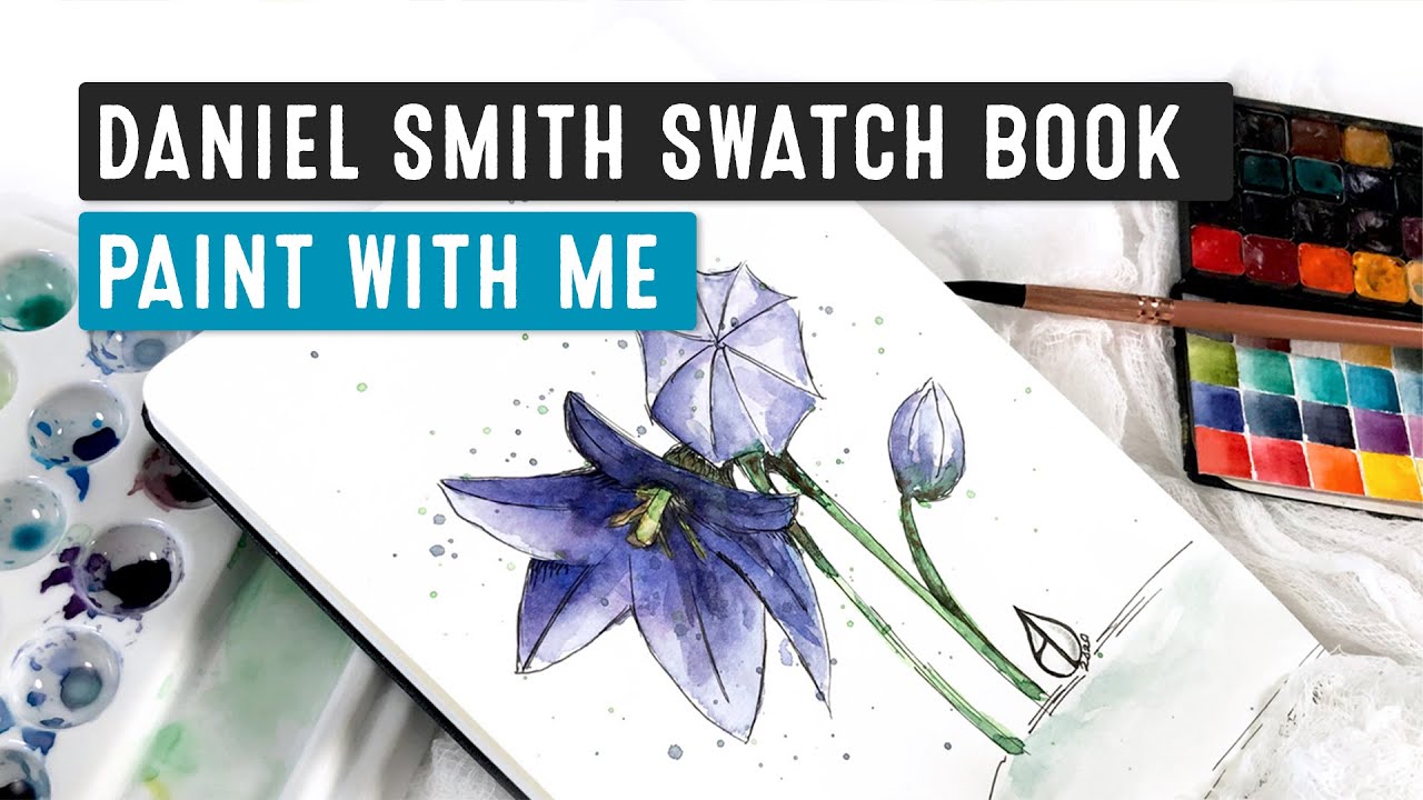Paint With Me | Daniel Smith Swatch Book | Phthalo Turquoise