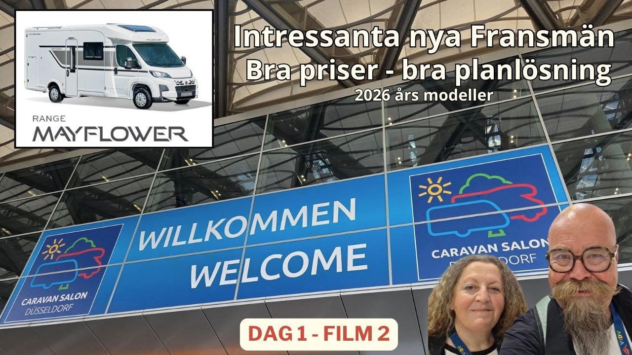 Caravan Salon 2025 - Kollar in intressanta franska husbilar till bra pris! Häng med på en rundtur!