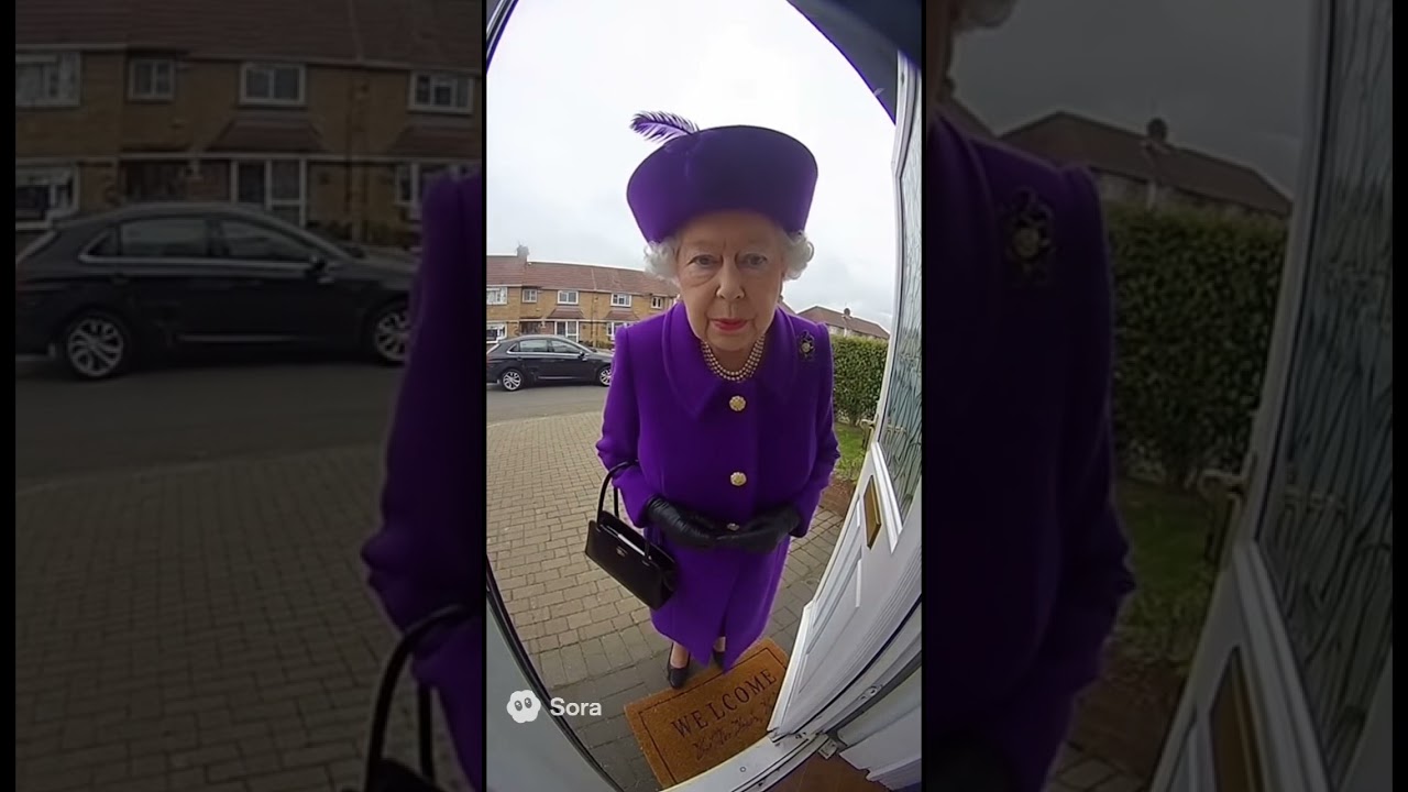 Queen Elizabeth outside my home 😂 #fyp #royalfamily #queen #queenelizabeth #london #uk #viral #lol
