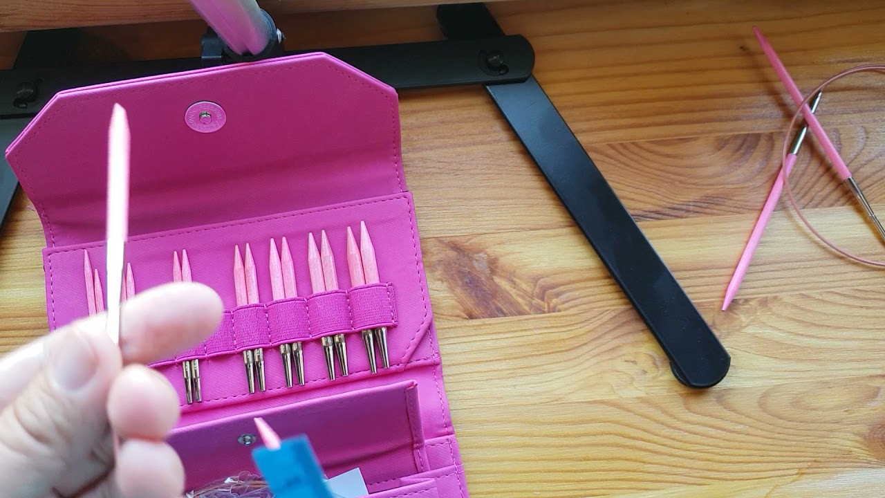 Обзор деревянные спицы Lykke blush (Румяное счастье) стандарт и укороченные, маджента и фуксия