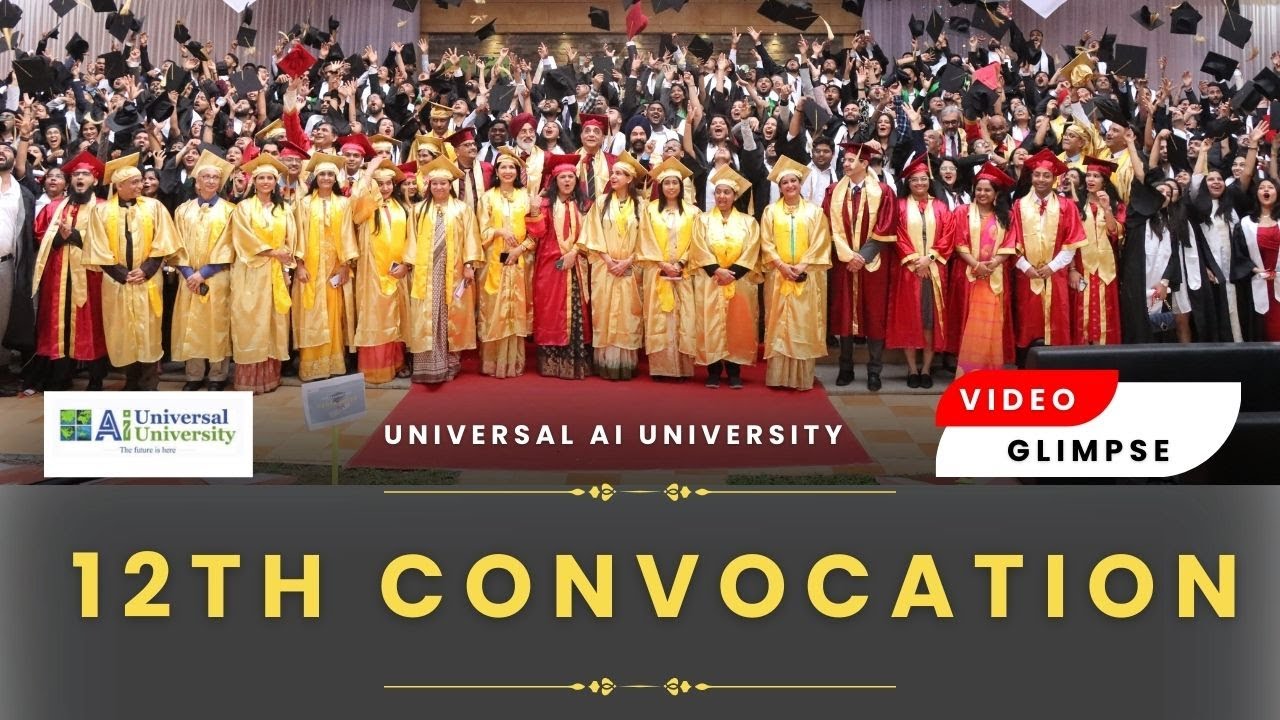 A Day to Remember! 12th UAi Convocation Glimpses - Universal Ai University in Karjat | 4th Nov 2023