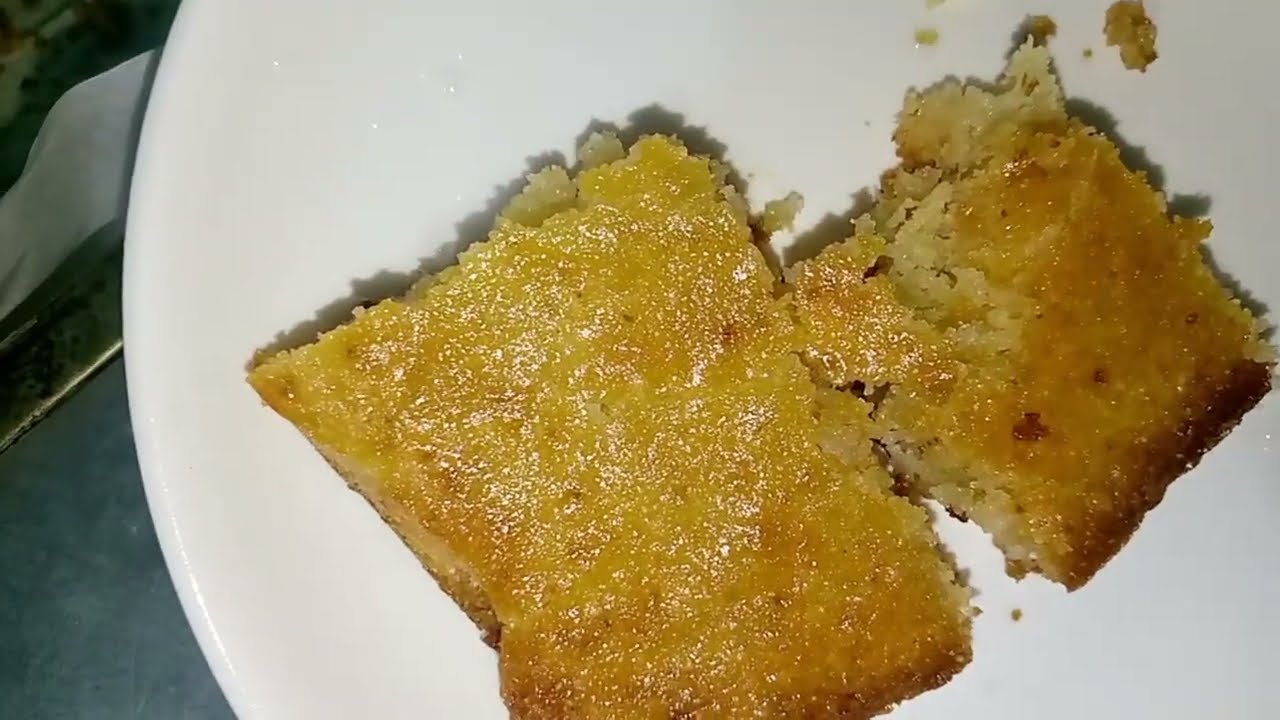 #بسبوسة_جوز_الهند ــ الطعم يجنن بهاي الطريقة 
