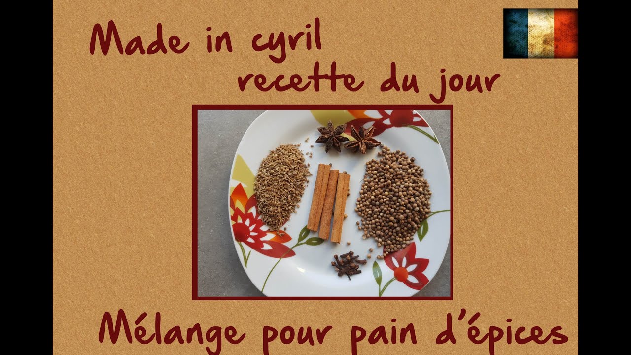 m&eacute;lange &eacute;pice pour pain d'&eacute;pice tm6