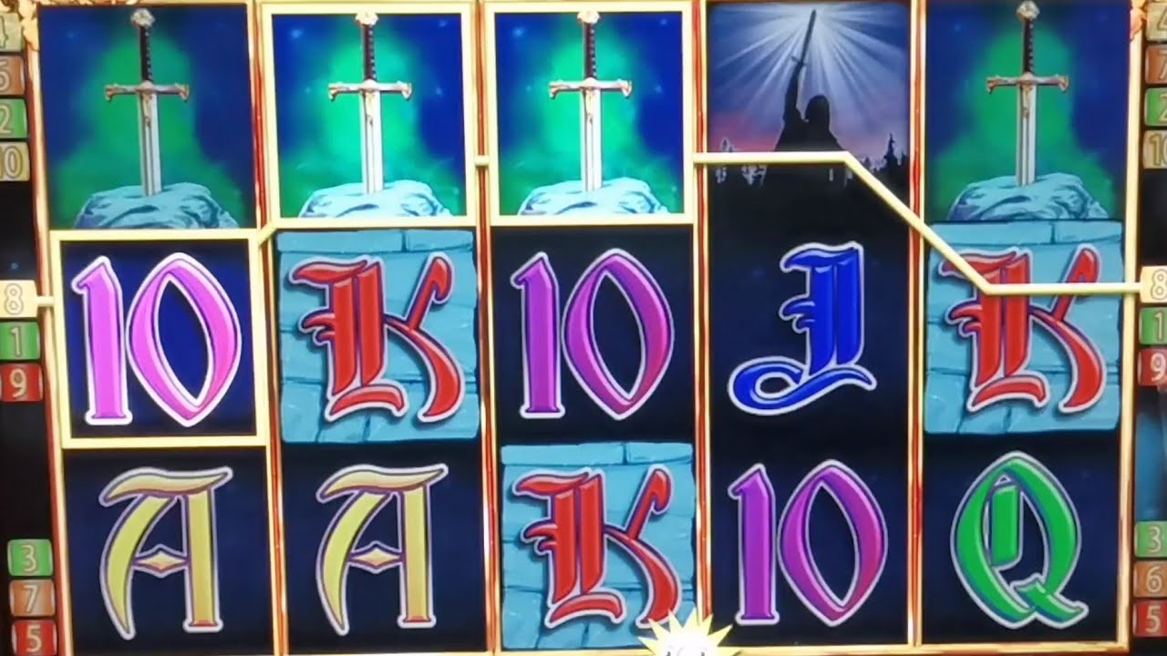 Merkur automat let's play jokers cap, 5 K&ouml;pfe in Excalibur's Choice🎉🎉😱