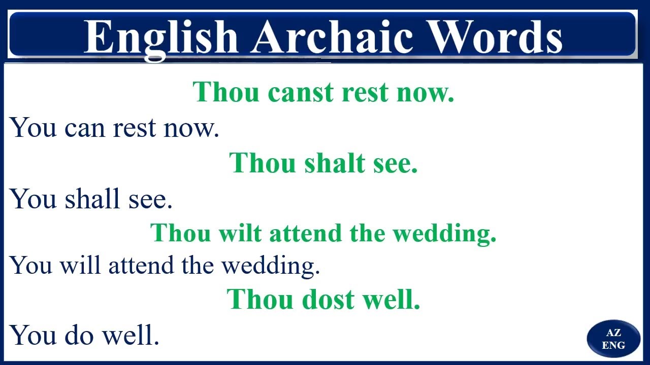 DO YOU UNDERSTAND OLD ENGLISH?