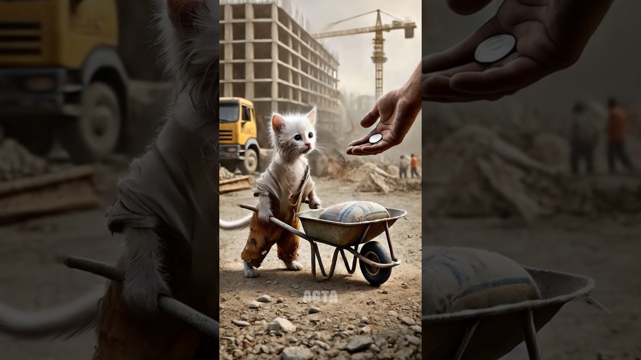 Poor cat was ridiculed by his friends for eating dirty bread #AGTA #cat