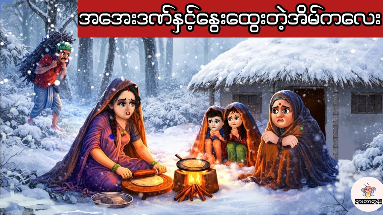 အအေးဒဏ်နှင့်နွေးထွေးတဲ့အိမ်ကလေး #မြန်မာကာတွန်း #ပုံပြင် #ကာတွန်း #cartoon 