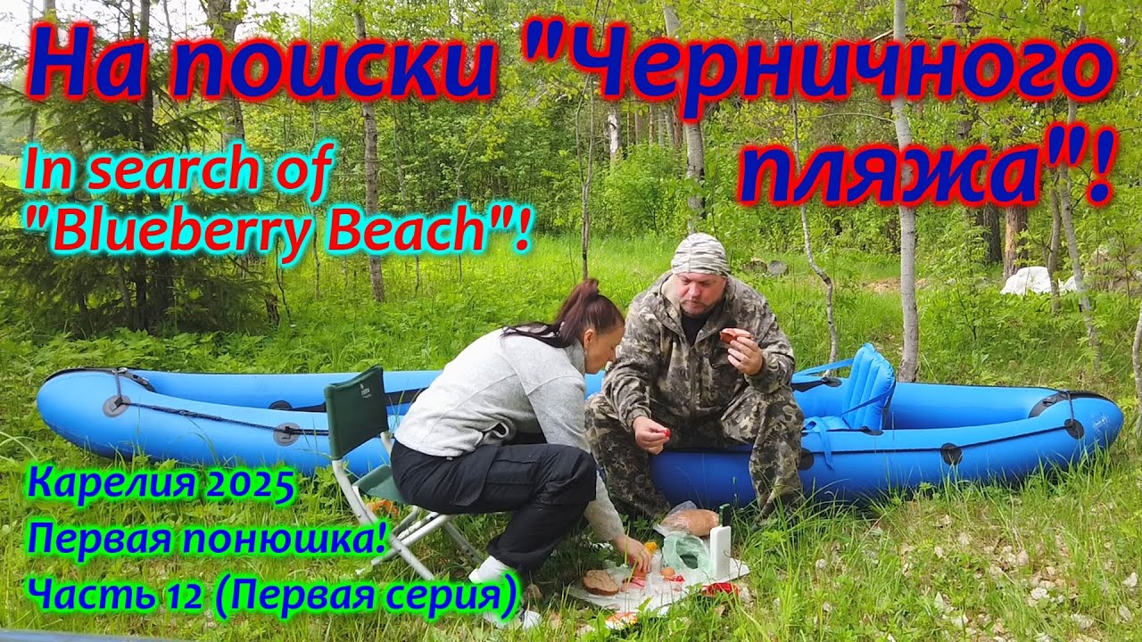 Карелия 2025. Первая понюшка! Часть 12 - Черничный пляж (Первая серия)