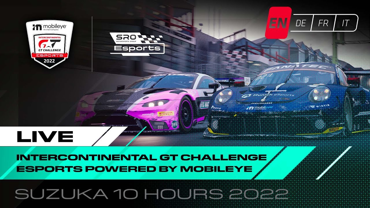 LIVE | Suzuka 10 Hours | Intercontinental GT Challenge Esports Powered by Mobileye