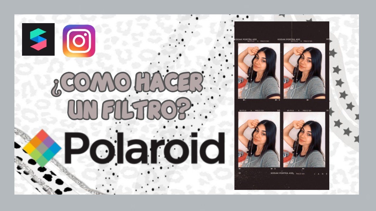 Crear un filtro con bordes POLAROID o KODAK │Spark Ar Instgram tutorial
