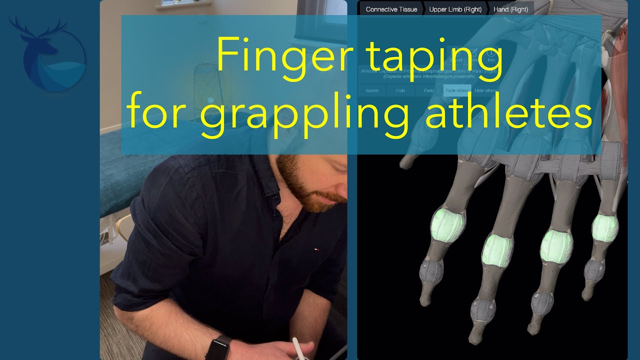 How to tape your fingers for Brazilian Jiu Jitsu and Judo