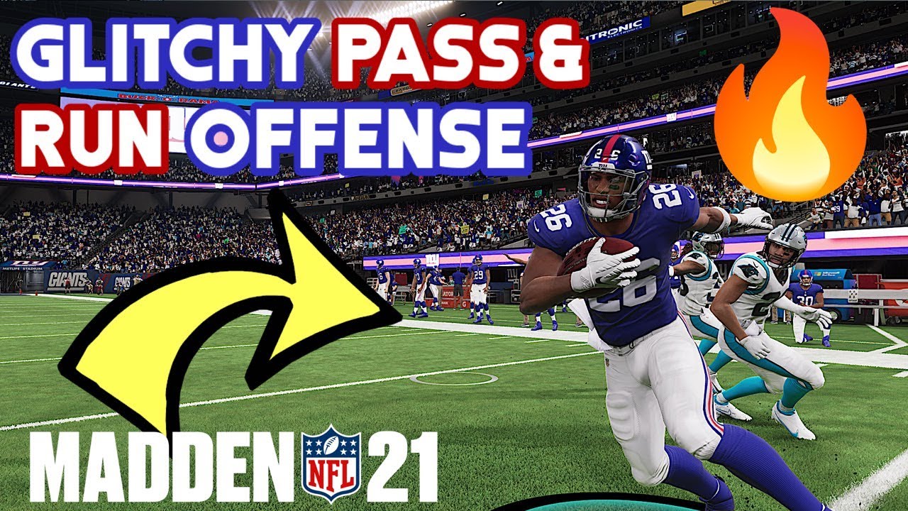 UNSTOPPABLE PASS AND RUN SCHEME BEATS ANY DEFENSE! MADDEN 21 OFFENSIVE SCHEME!