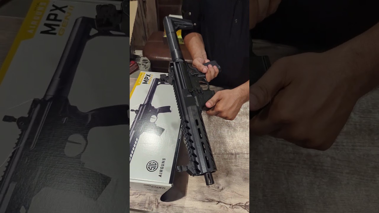 Sig Sauer MPX CO2 Pellet Gun #airgun #shortvideo #mpx #sigsauer #pelletguns #co2airgun #umarex