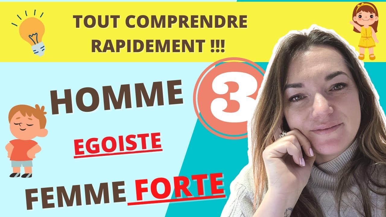 RELATION TOXIQUE : pourquoi la FEMME FORTE attire un HOMME EGOISTE et comment CHANGER ça ? vidéo 3/3
