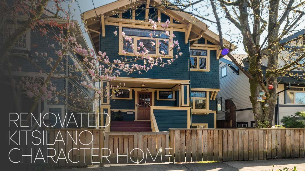 EXTENSIVELY RENOVATED KITSILANO CHARACTER HOME | 2234 STREET | $2,798,000