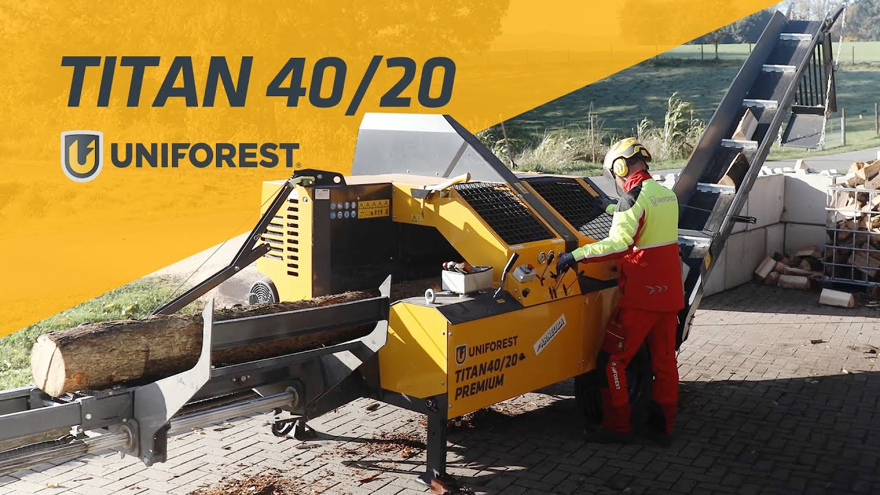 Uniforest TITAN 40/20 Firewood Processor | Review by Jim Fuhr