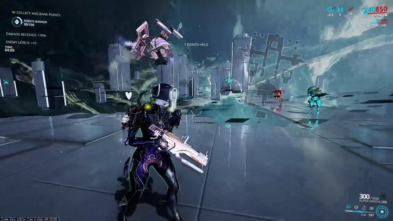 Warframe - Rank 27 Mastery Test | Greedy Pull Mag | done in less than two minutes