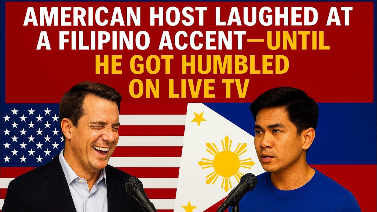American Host Laughed at a Filipino Accent — Until He got humbled on Live TV