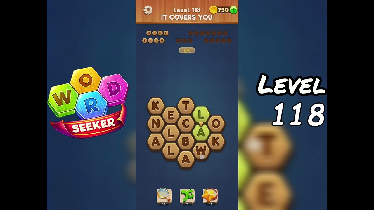 Word Seeker Level 118 Walkthrough
