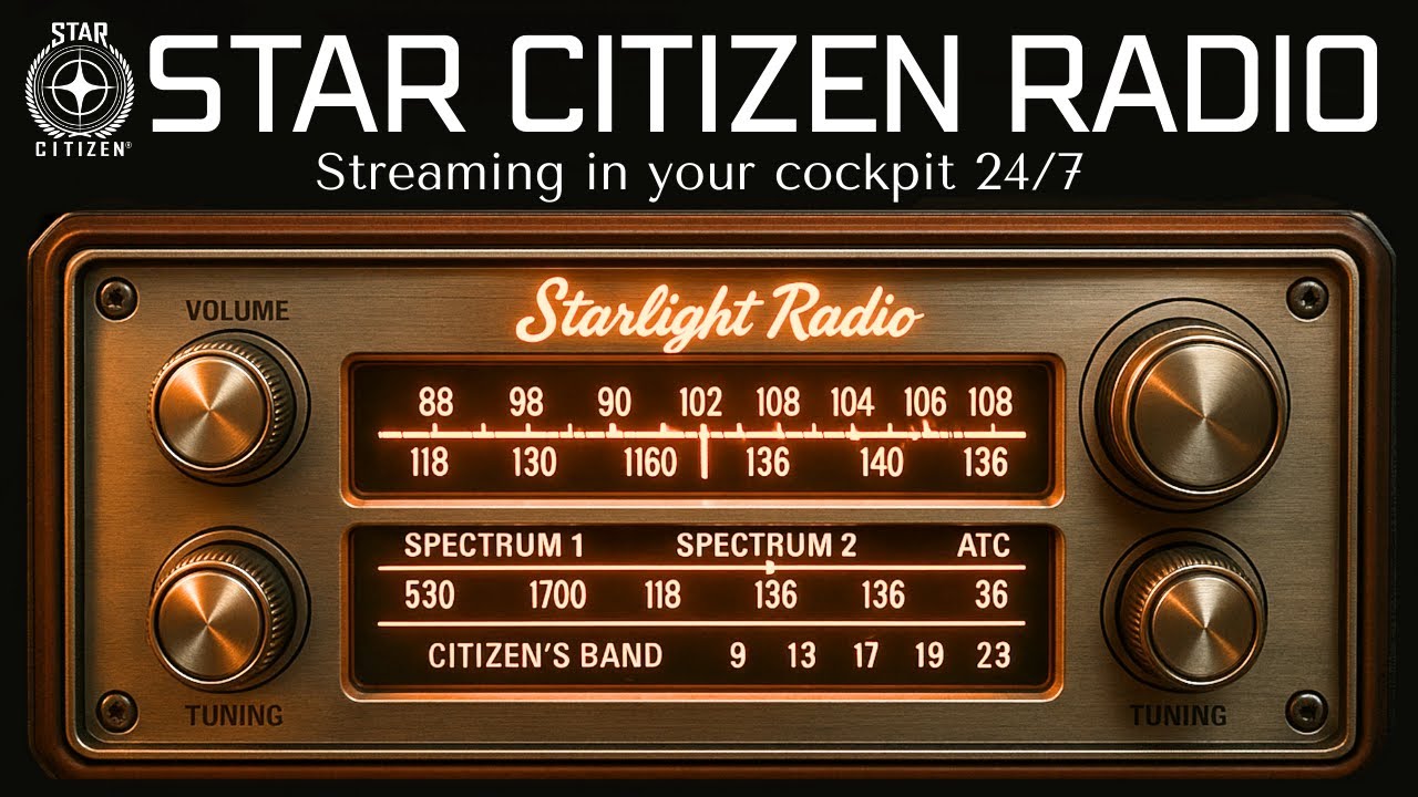Star Citizen Cockpit Radio - 24/7 Live Stream - Thematic Star Citizen music to add immersion!