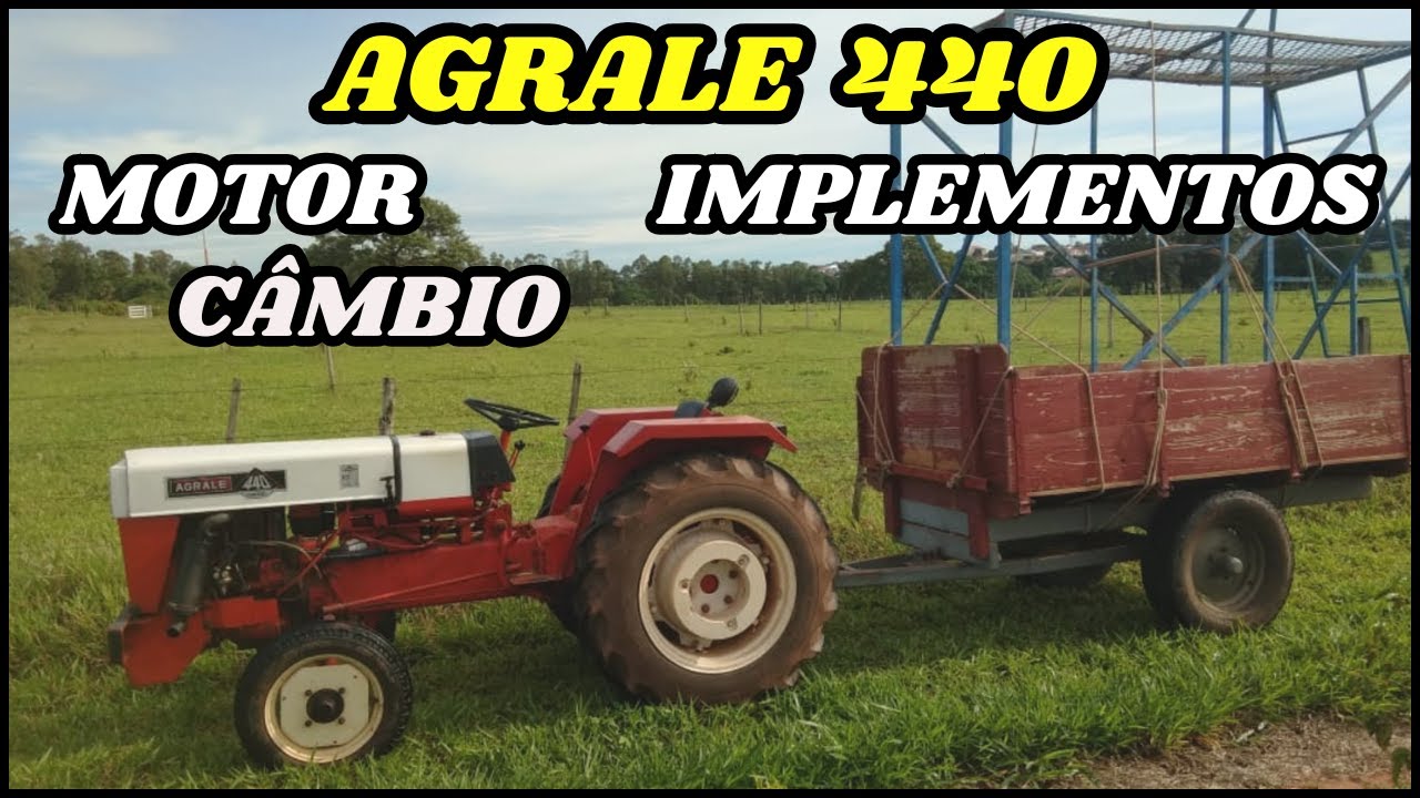 AGRALE 440 | Motor, Câmbio e Implementos