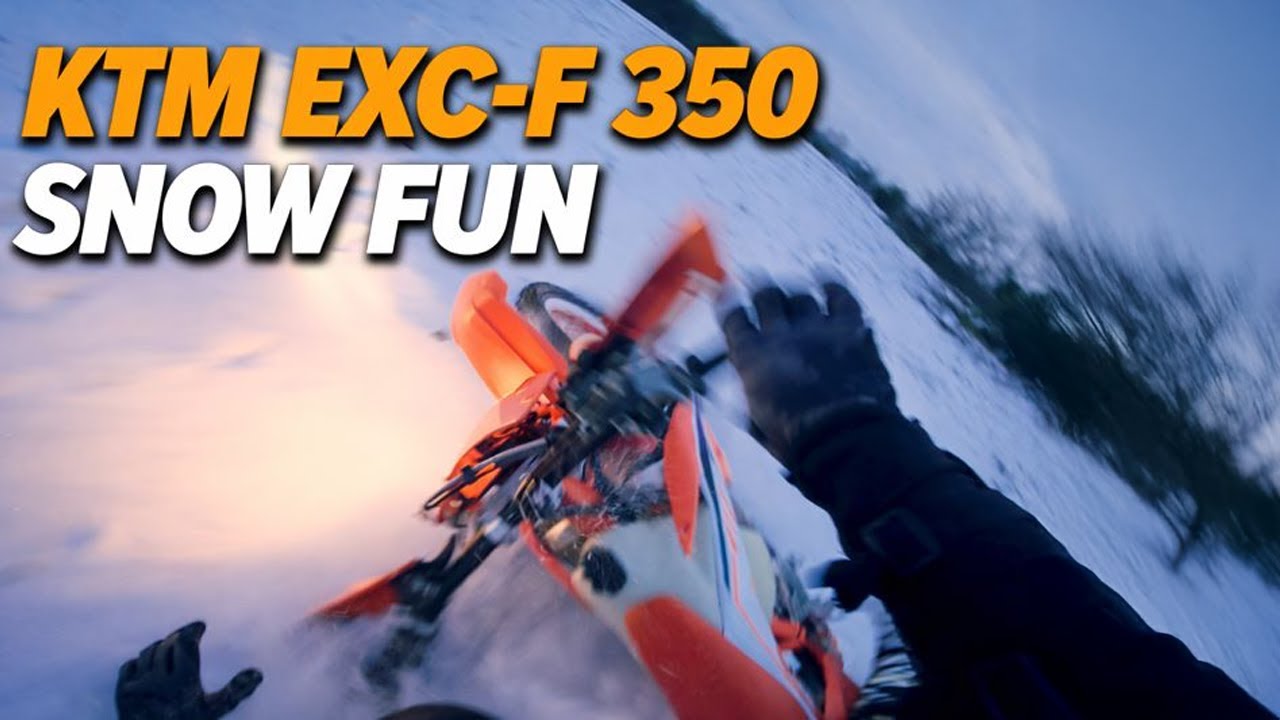 KTM EXC-F 350 VS SNOW
