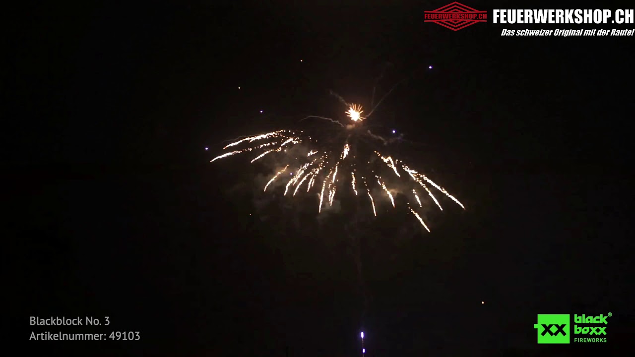 Blackblock No 3 Komplettfeuerwerk von Blackboxx