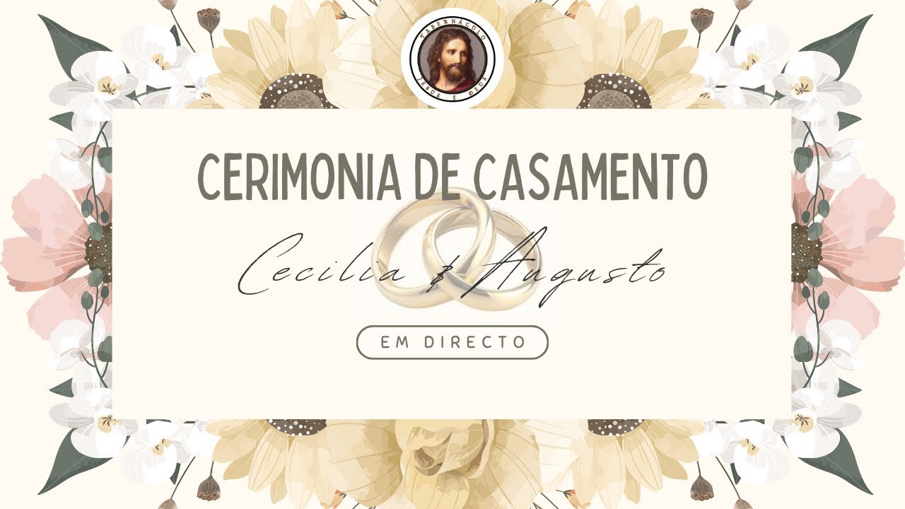 Cerimónia de casamento dos irmãos Cecília e Augusto