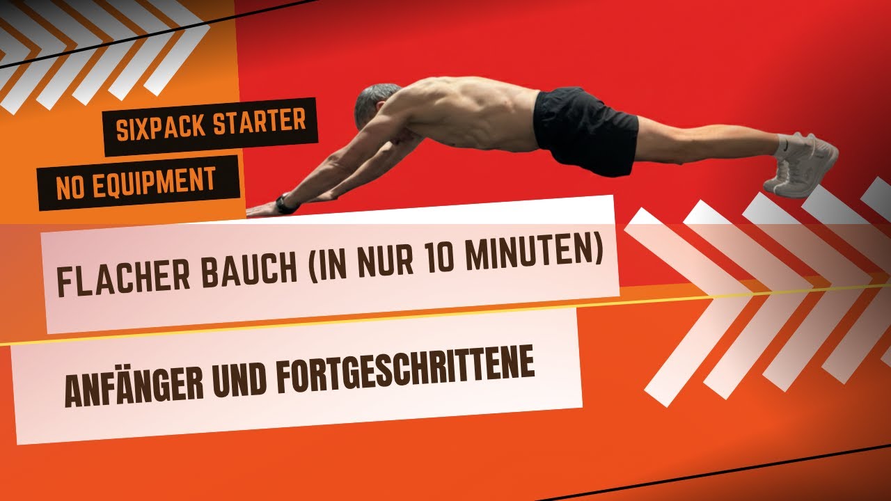 10 Min. BAUCH WORKOUT (Intensiv) 🔥 | Anfänger & Fortgeschrittene | Ohne Equipment