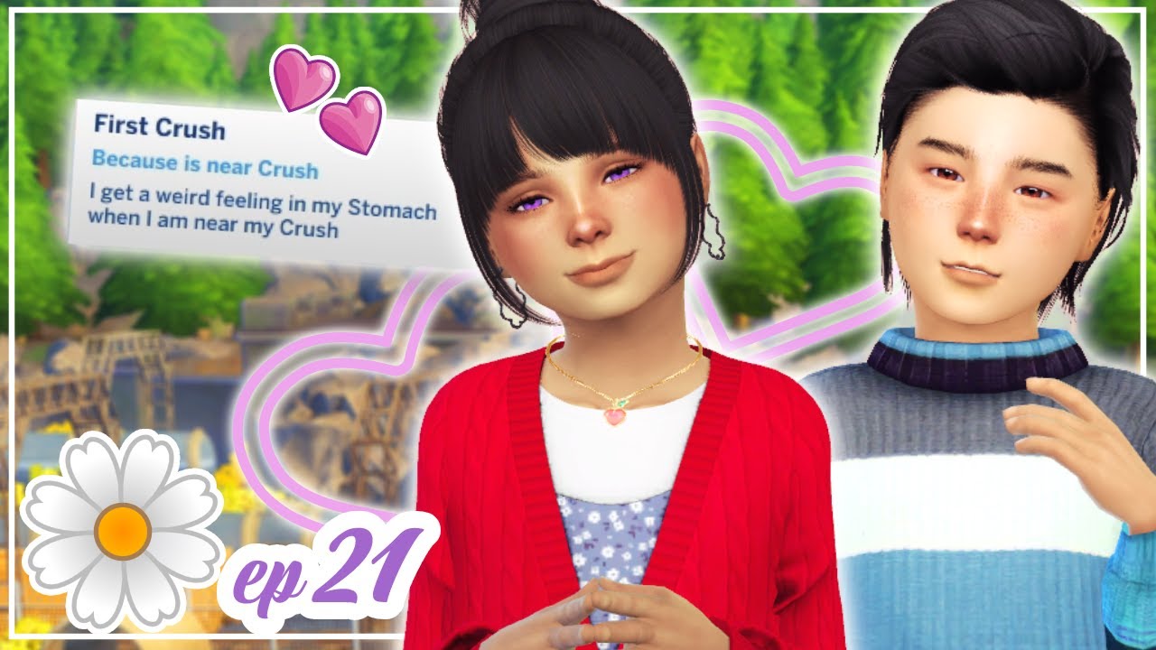 У неё есть ПЕРВАЯ ЛЮБОВЬ! (мод «Первое падение»)💕💘 ИСПЫТАНИЕ SIMS IN BLOOM!💜Лаванда №21