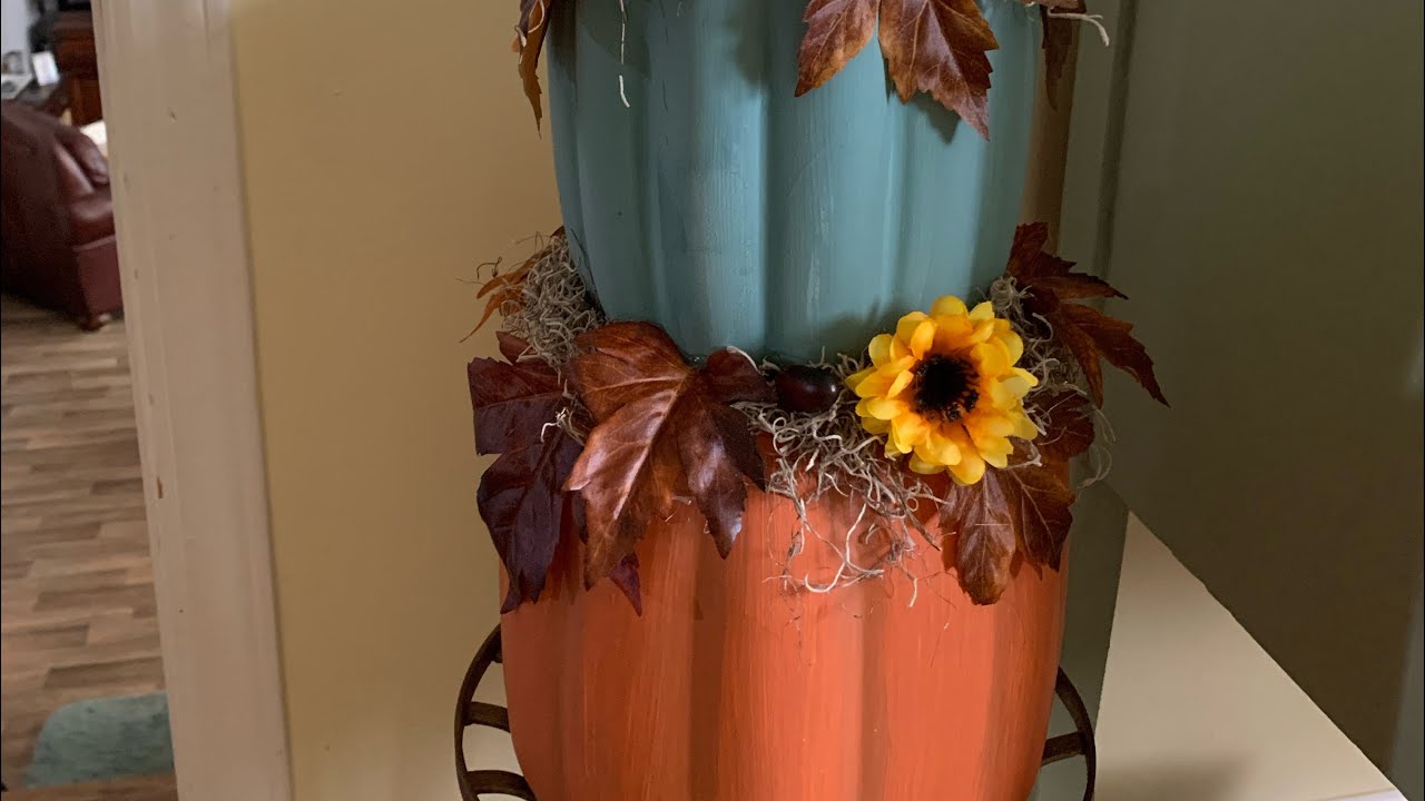 Dollar Tree Stackable Pumpkins