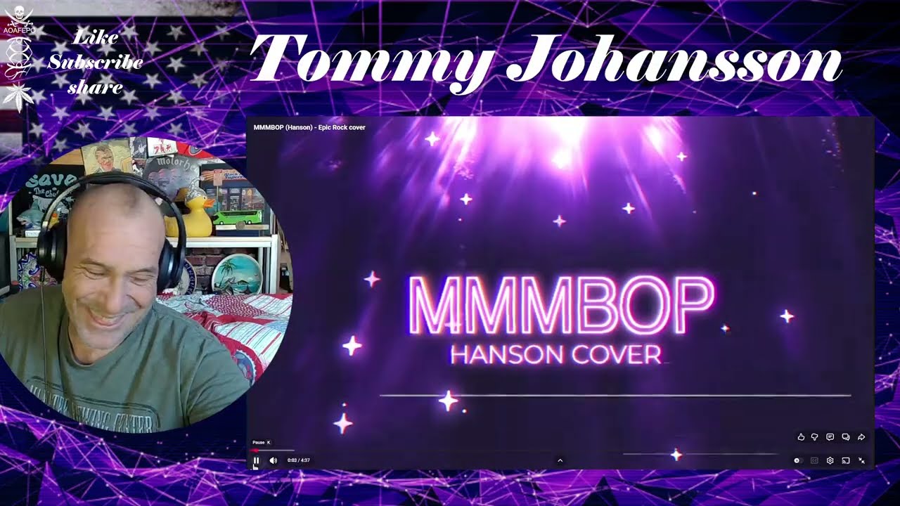 Томми Йоханссон - MMMBOP - Реакция Роллена (первое прослушивание)