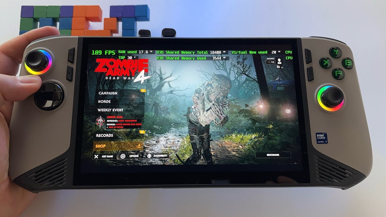Zombie Army Dead war 4 | MSI Claw 8 AI+ gameplay 