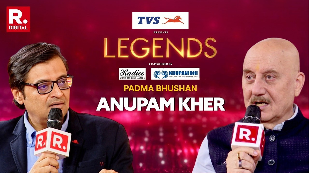 Anupam Kher&rsquo;s Biggest Audience Interview With Arnab on LEGENDS