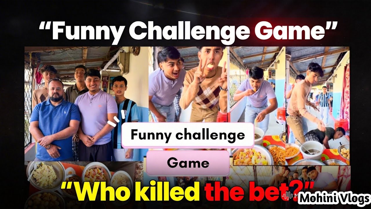 🔥Funny Challenge Game😀|कसले बाजि मार्यो त?|Mohini Vlogs#youtube 