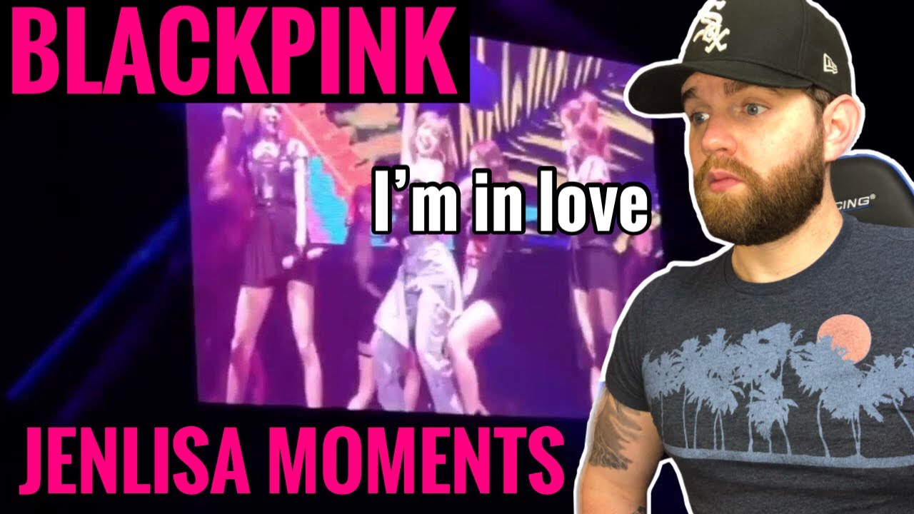 [American Ghostwriter] Reacts to: EVERY SINGLE JENLISA MOMENT DURING KISS AND MAKE UP (ITS WILD) ❤️