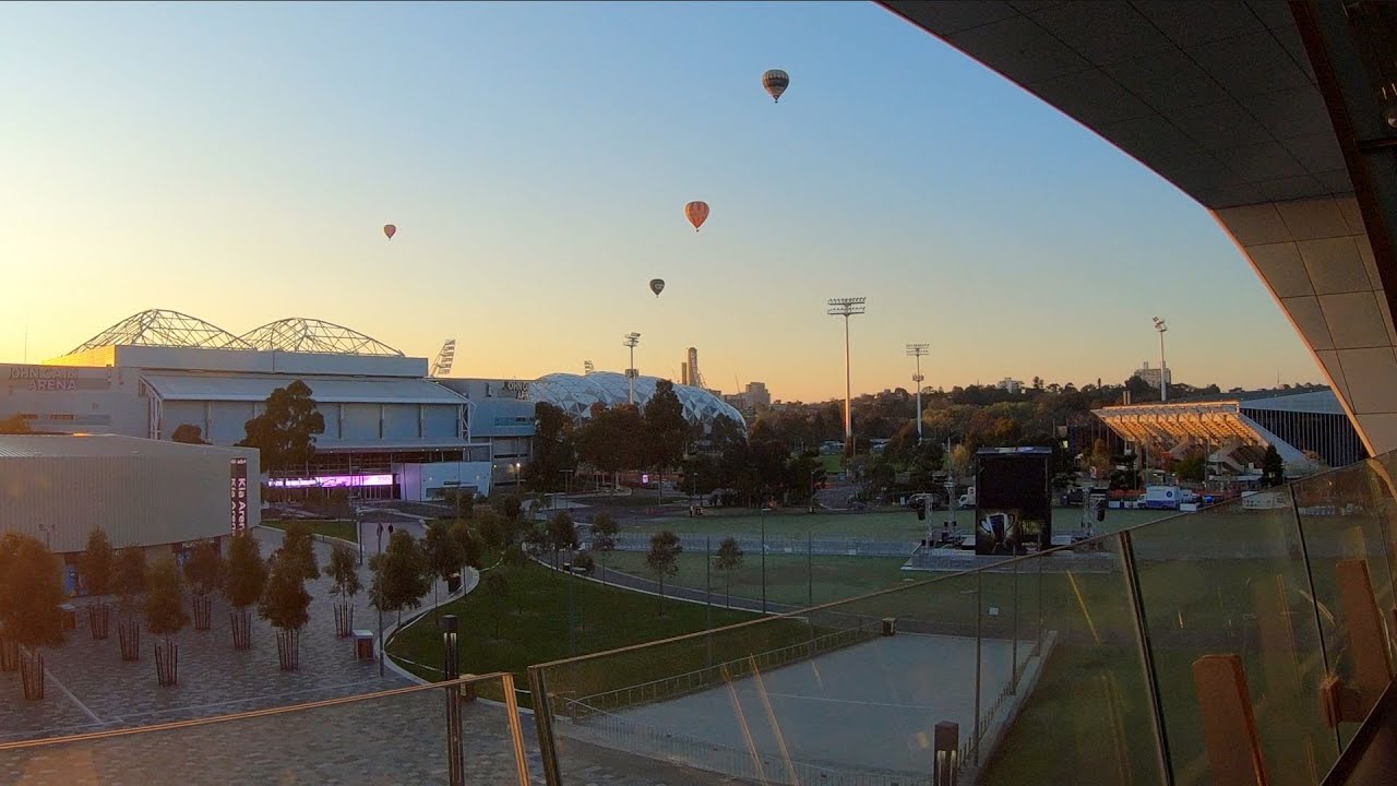Melbourne Park transforms for the 2023 AFL Grand Final Parade