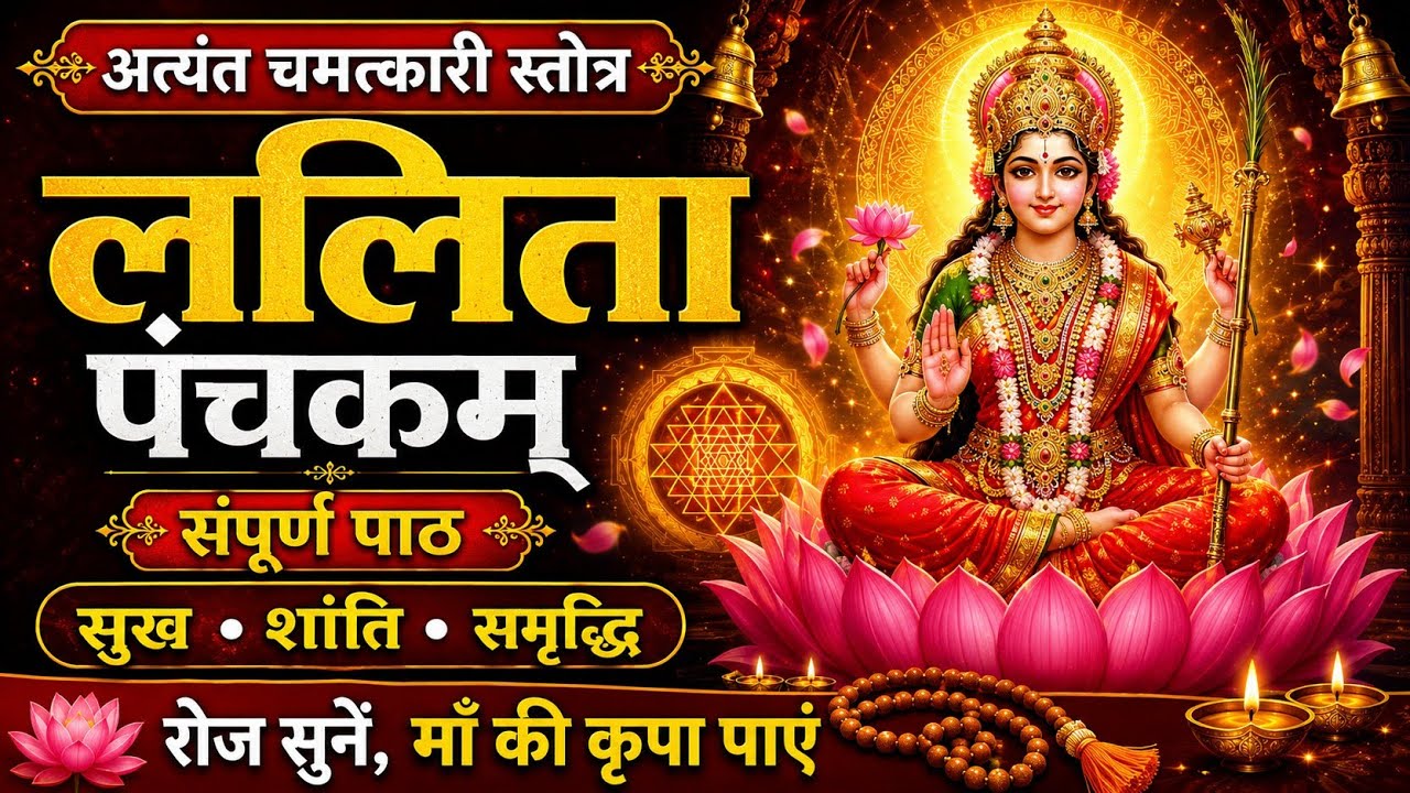 Lalitha Panchakam | Powerful Devi Stotra for Blessings | ललिता पंचकम्