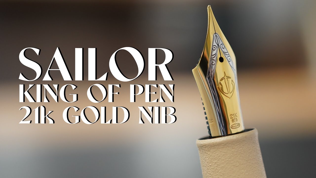 Что делает перо Sailor King of Pen из 21-каратного золота таким замечательным?