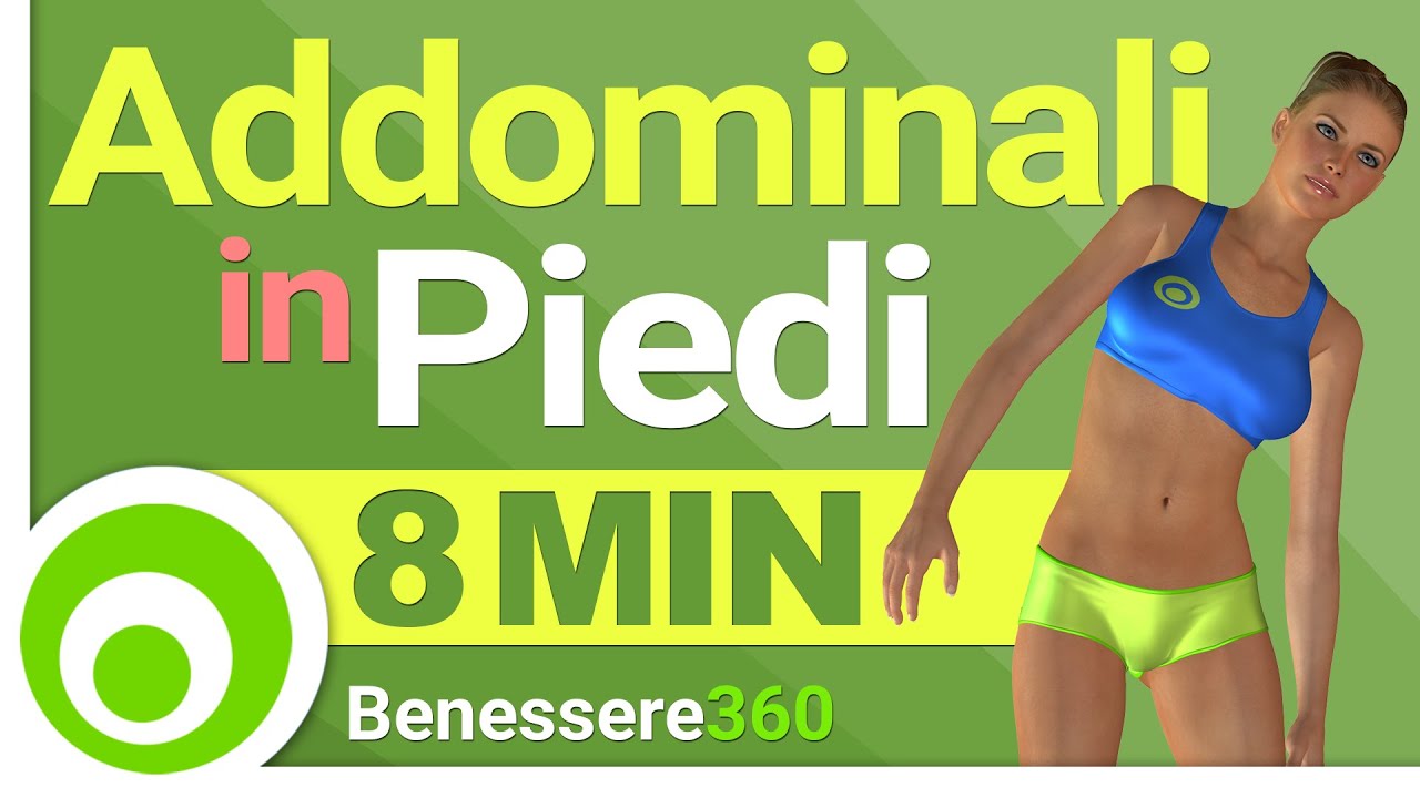 Esercizi Addominali in Piedi - Allenamento di 8 Minuti