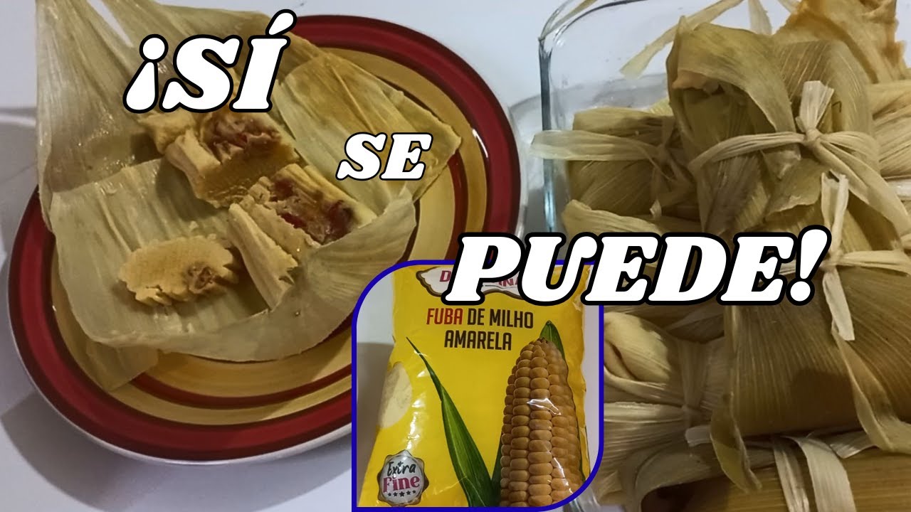 ¿Se puede hacer tamal con harina de maíz? | Te muestro cómo