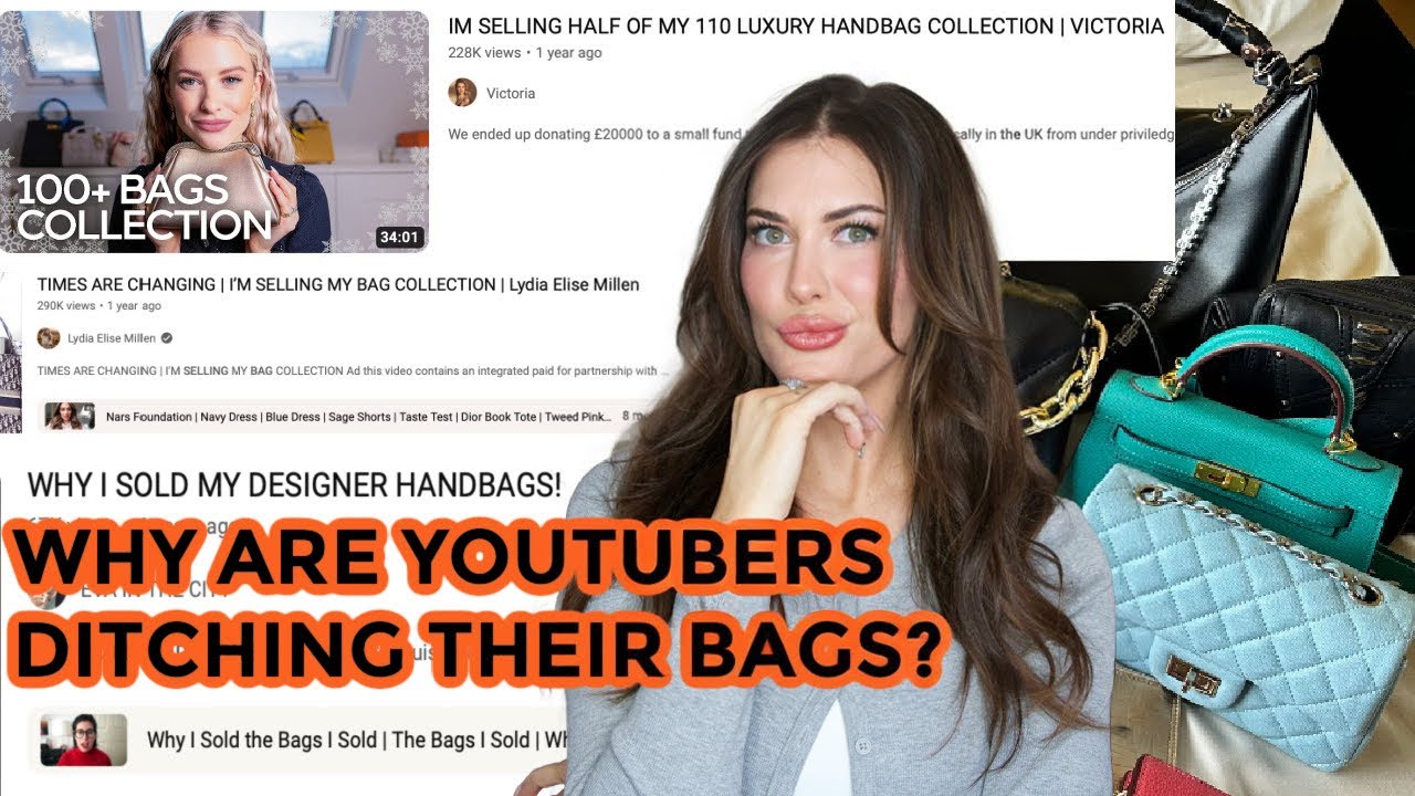 Luxury YouTubers SHOCKINGLY Downsizing Their Handbag Collections?! 🤯 Find Out Why!