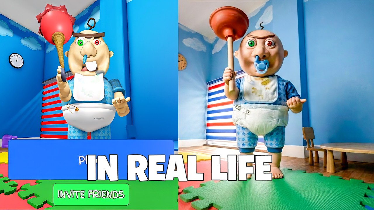 Escape Baby Bobby Daycare! (FIRST PERSON OBBY) in Real Life - All Morphs Unlocked Roblox