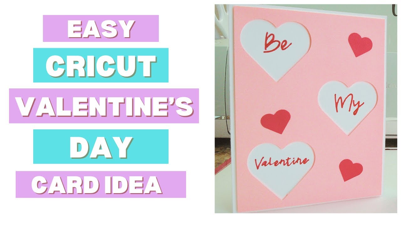 Easy Cricut Valentine's Day Card | Cricut Design Space Tutorial