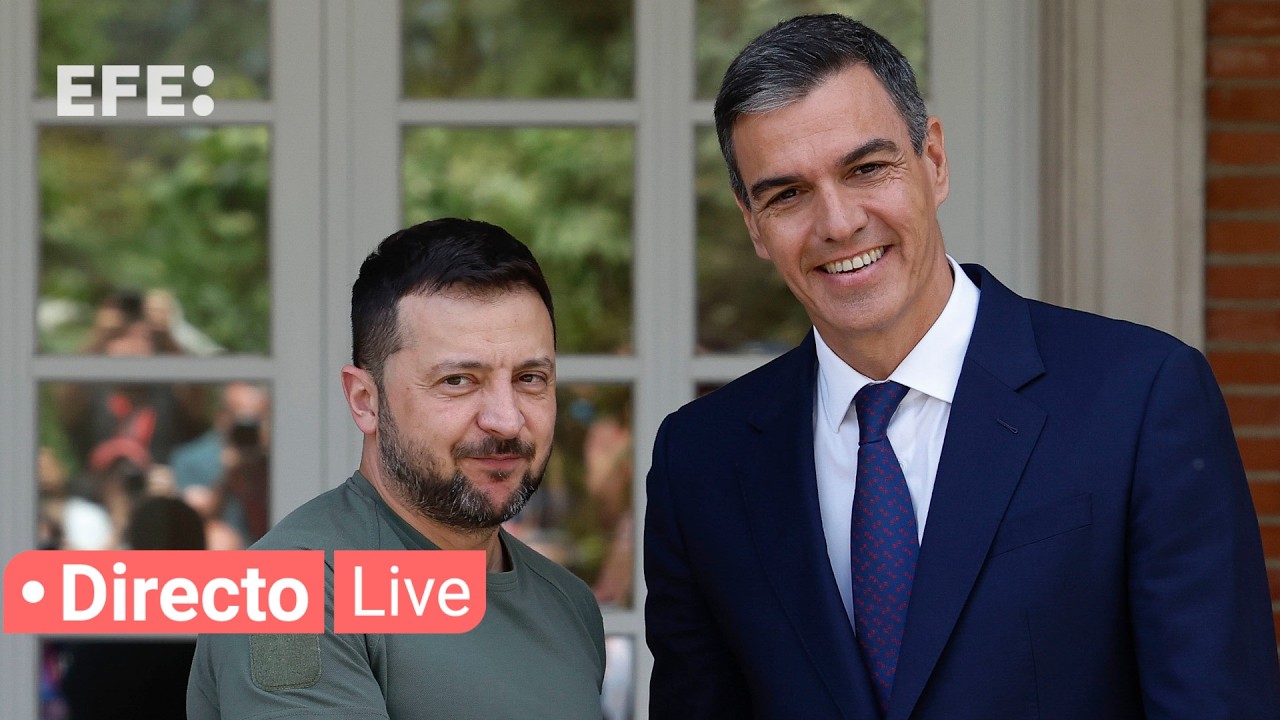 🔴📡 Rueda de prensa de Pedro Sánchez y Volodímir Zelenski