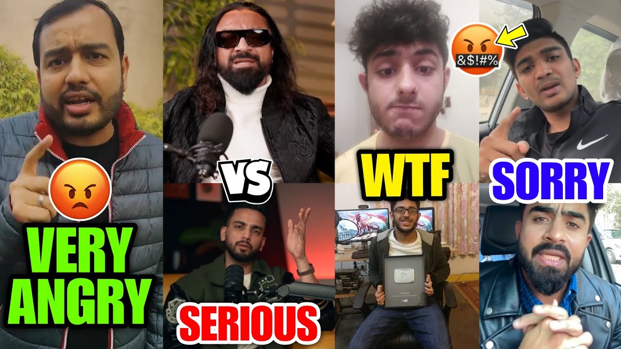 SERIOUS! Physics Wallah VERY ANGRY 😡 | Ajaz Khan SERIOUS REPLY Elvish 😱 | Carry Minati WTF! Images