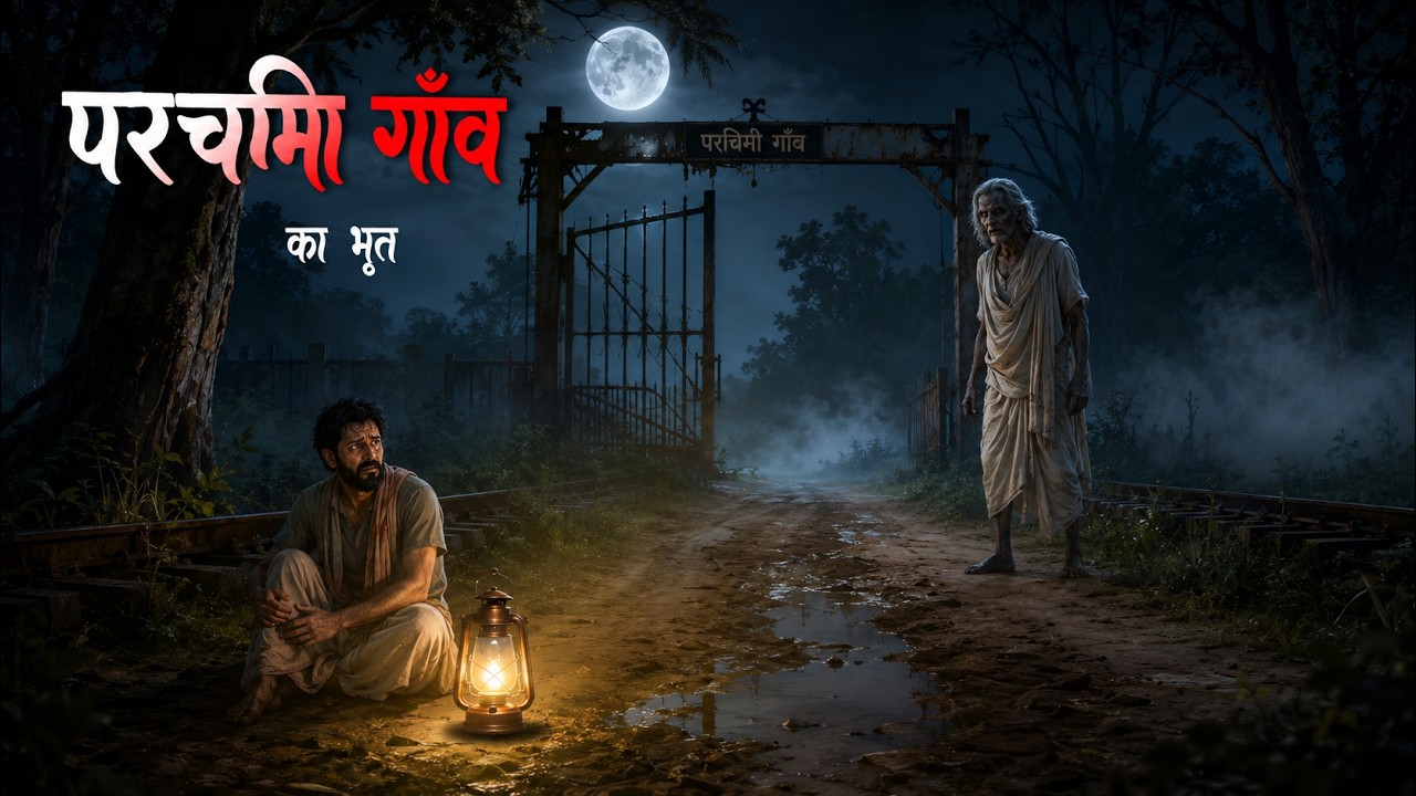 पश्चिम गांव | Hindi Horror Story | Village Horror Story | Horror Cartoon. 
